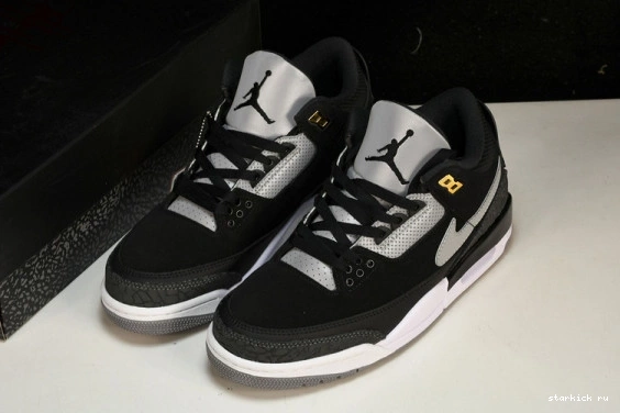 Black Cement  Retro Tinker Jordan 3 CK4348-007 Gold CK4348-007 1007